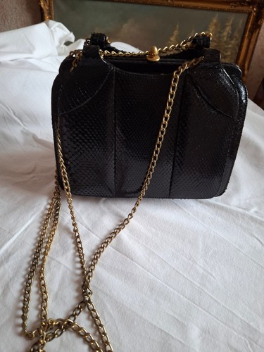 Schlangenleder handtasche - schlangenleder,