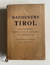 Baedeker Karl Tirol Vorarlberg