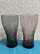 2 x Coca Cola Gläser lila