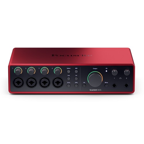Focusrite scarlett 18i16 4th - focusrite,