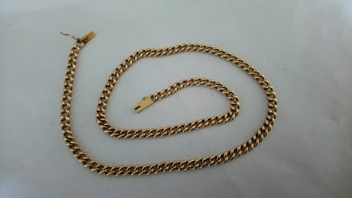 Goldkette 585 gold panzerkette - gold,