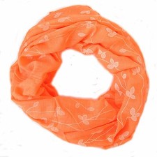 Loop Blumenmuster Schlauchschal Rundschal Blätter Pflanze Floral Damenschal Tuch