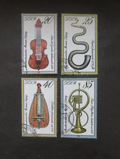 DDR 1979 Mi-Nr. DD 2445 - 2448 Musikinstrumente Museum Kunst gestempelt kpl.