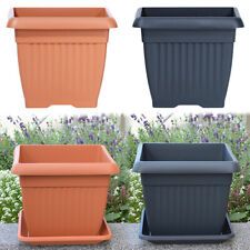 Quadratischer Blumenkübel