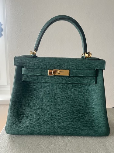 Hermes kelly malachite togo - hermes,