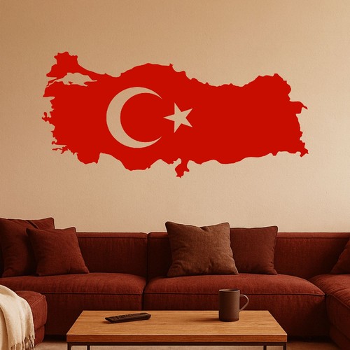 Türkei wandtattoo wappen - türkei,