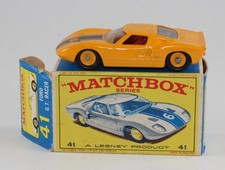 Matchbox RW 41C Ford GT rare Farbe GELB aus G-4 Giftset "6" top in "E" Box