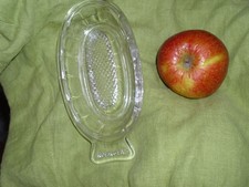 RUHRGLAS Apfelreibe / Ingwer-Reibe Pressglas alt Vintage 50er Jahre, wie neu!