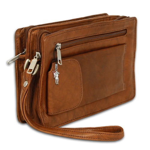 Drachenleder handgelenktasche - drachenleder,