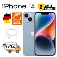 NEU Apple iPhone 14 - 128GB -Blau (Ohne Simlock) ❤ 24 Monate Garantie ❤ OVP