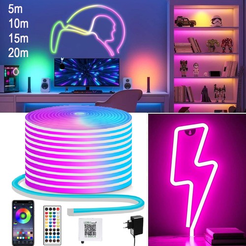 20m neon led strip streifen - neon,