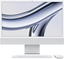 Apple iMac 2023 24.0 Retina M3 8C CPU 10C GPU 24GB RAM 512GB SSD MQRK3D/A silber