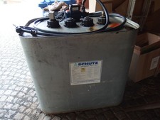 Heizöltank doppelwandig 700L von Schütz mit Ölpumpe elektr.