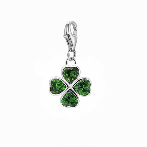 Charm anhänger kleeblatt - charm,