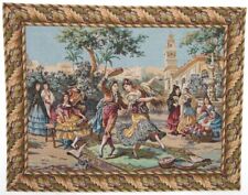Gobelin Wandteppich groß 164x128cm NEU "Fiesta Española"