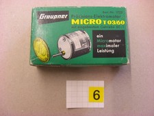  Graupner Präzisions-Elektromotor MICRO T 03/60 mit eingebautem Getriebe 60:1 