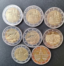 2 Euro Münzen, diverse