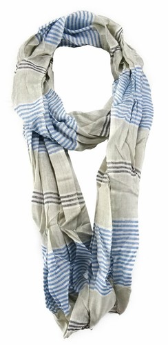 Tigertie loop schal - loop, blau