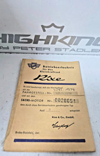 Rixe Moped Papiere Oldie Original