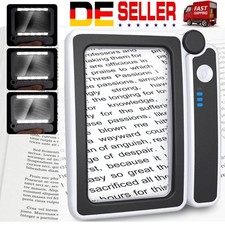 Lupe mit Licht 4X Leselupe