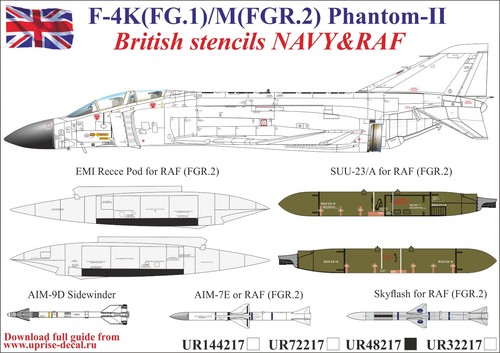 Decal 4k m - f-4k/m, british