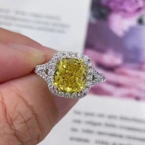 Ausgefallener gelber diamant - ausgefallener,