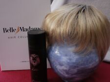 KURZHAAR PERÜCKE -- BLOND MIT STRÄHNCHEN--BELLE MADAME --HOCHWERTIG-- PLUS BONUS