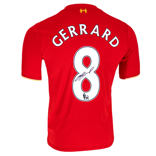 Steven gerrard signed - steven,