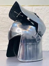MITTELALTER Barbuta Helm Tempelritter Kreuzritter Rüstung Helm MITTELALTER SC...