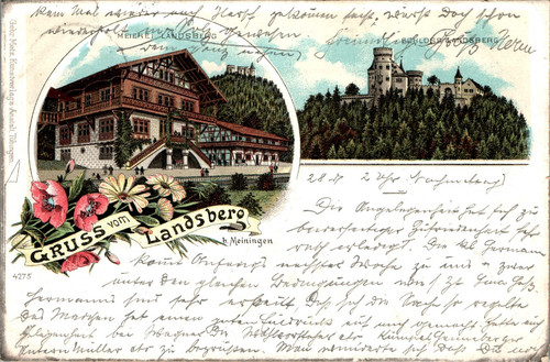Litho gruss aus - litho, meiningen