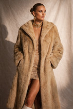 Vintage Blaufuchs Mantel 60er