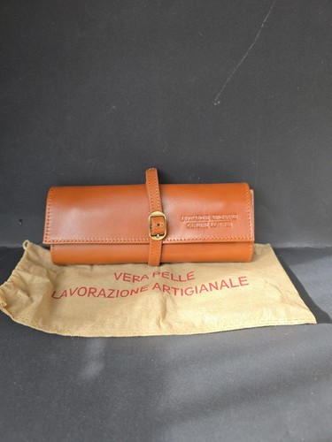 Echtleder schmuckrolle braun - schmuckrolle,