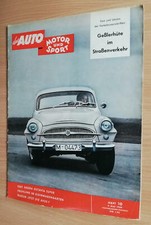 Auto Motor und Sport AMS Nr. 10/1959: Test Skoda Octavia Super