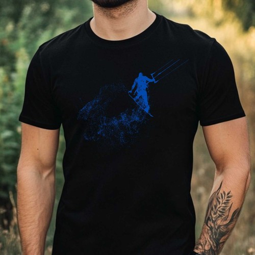 Herren shirt kitesurf motiv - kitesurf,