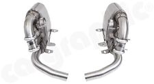 CARGRAPHIC Sport Klappen Endschalldämpfer Porsche 996 Carrera Endtopf Auspuff