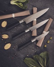 KAI Wasabi Black Messer Set