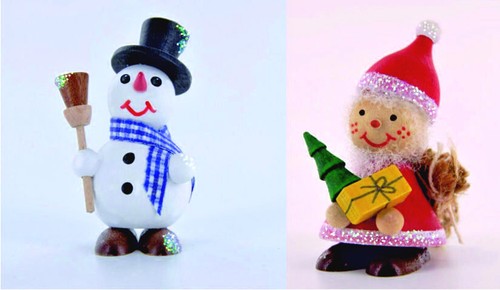 Weihnachtsmann schneemann - weihnachtsmann,