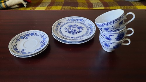 Kaffeegedeck zwiebelmuster - kaffeegedeck,