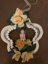 Fensterbild  Blumen Elfenmädchen Deko