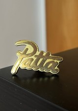 Patta Amsterdam "Gold"  Pin Button (Brosche) Parra 2020 RARE