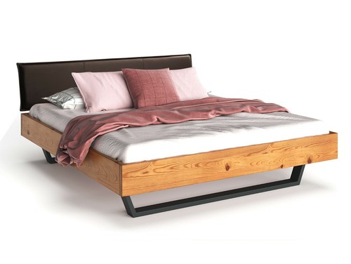 Kufenbett massivholzbett bett - kufenbett,