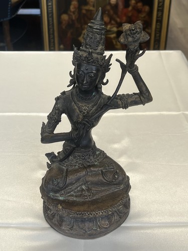Manjushri bronze figur - manjushri,