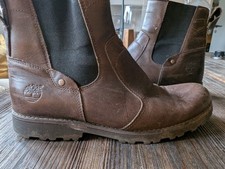 Timberland Stiefelette, braun, Leder, gebraucht,Größe 38
