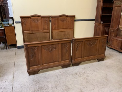 Antikes doppel bett - doppel, art