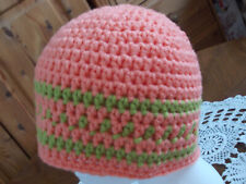 Boshi-Häkelmütze aus myboshi-Wolle No 1, Rouge und Palme