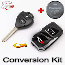 SCHLÜSSELGEHÄUSEU FÜR TOYOTA CAMRY HILUX URBAN CRUISER RAV4 UMBAUSATZ + CR2016