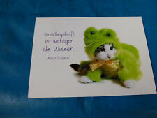  Sammler, Ansichtskarte, Kunst und Bild Albert Einstein ungelaufen