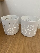 Set 2 Ikea Metall Teelicht