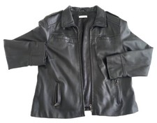 Giorgio Damen Lederjacke  Blazer Jacke  Lamm Leder Echtleder Gr. 44 Schwarz