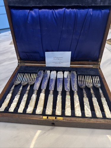Fischbesteck sheffield 1894 - sheffield,